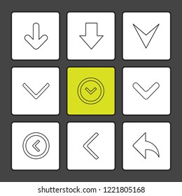 Set of 9 icons, for web, internet, mobile apps, interface design: business, finance, shopping, communication, fitness, computer, media, transportation, travel, easter, christmas, summer, device