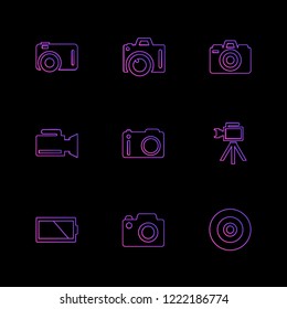 Set of 9 icons, for web, internet, mobile apps, interface design: business, finance, shopping, communication, fitness, computer, media, transportation, travel, easter, christmas, summer, device