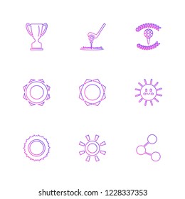 Set of 9 icons, for web, internet, mobile apps, interface design: business, finance, shopping, communication, fitness, computer, media, transportation, travel, easter, christmas, summer, device