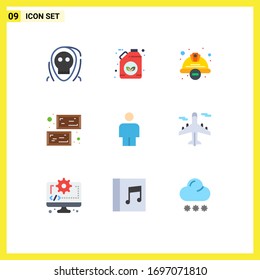 Set of 9 Modern UI Icons Symbols Signs for saint; ingot; green; gold; safety Editable Vector Design Elements
