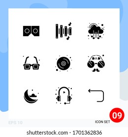 Set of 9 Modern UI Icons Symbols Signs for disk; computer; server; valentine's day; park Editable Vector Design Elements