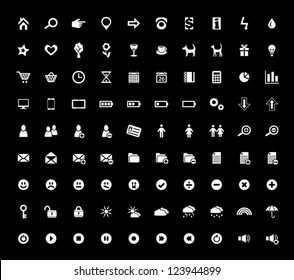 Set of 90 Web Icons