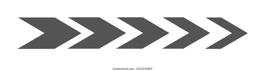 Conjunto de ícones de seta abstratos. Vetor.