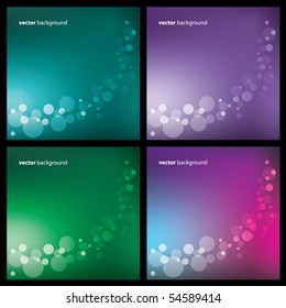 set of abstract background