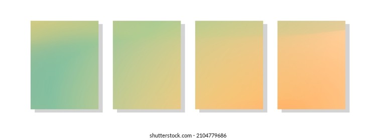 set of abstract background with beautiful gradation color, colorful background for poster flyer banner backdrop.vertical banner.cool fluid background vector illustration