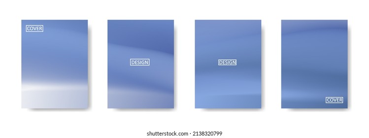 set of abstract background with beautiful gradation color, colorful background for poster flyer banner backdrop.vertical banner.cool fluid background vector illustration