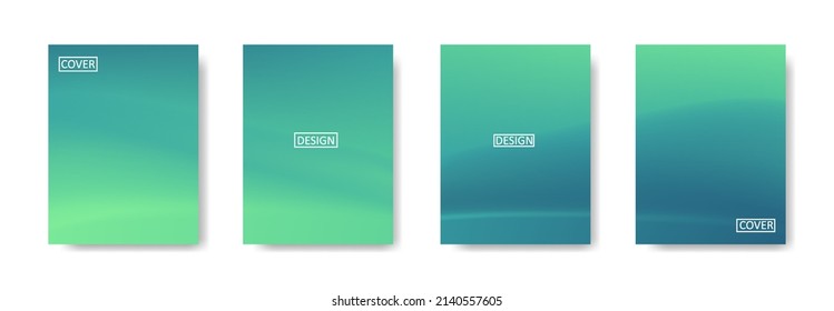 set of abstract background with beautiful gradation color, colorful background for poster flyer banner backdrop.vertical banner.cool fluid background vector illustration