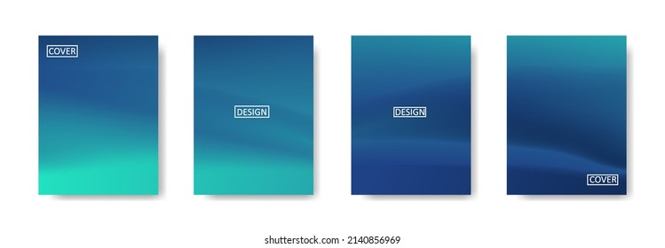 conjunto de fondo abstracto con bello color de gradación, fondo colorido para el fondo del cartel del volante del afiche.banner vertical.cool fondo del fluido ilustración vectorial