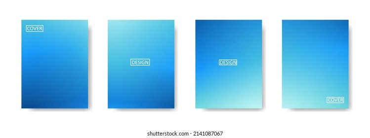 set of abstract background with beautiful gradation color, colorful background for poster flyer banner backdrop.vertical banner.cool fluid background vector illustration