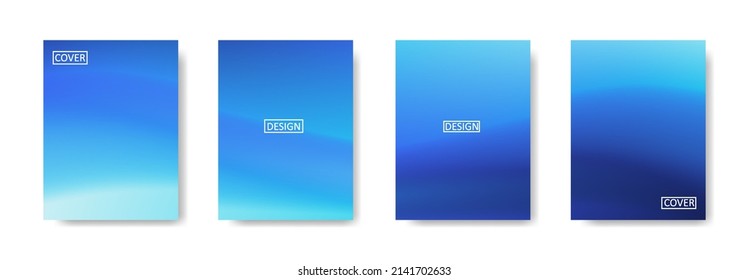 Set of abstract background with beautiful gradation color, colorful background for poster flyer banner backdrop.vertical banner.cool fluid background vector illustration