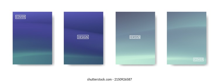 Set of abstract background with beautiful gradation color, colorful background for poster flyer banner backdrop.vertical banner.cool fluid background vector illustration