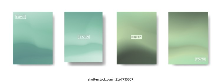 Conjunto de fondo abstracto con un hermoso color de gradación, fondo colorido para el fondo del cartel del volante del afiche.banner vertical.cool fondo del fluido ilustración vectorial