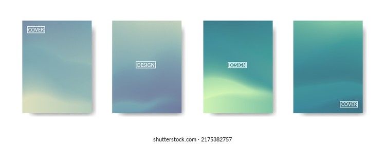 Set of abstract background with beautiful gradation color, colorful background for poster flyer banner backdrop.vertical banner.cool fluid background vector illustration