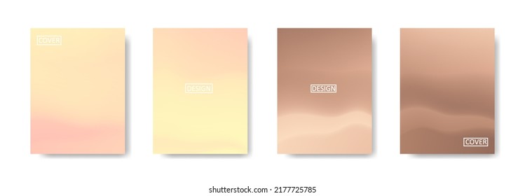 Conjunto de fondo abstracto con un hermoso color de gradación, fondo colorido para el fondo del cartel del volante del afiche.banner vertical.cool fondo del fluido ilustración vectorial