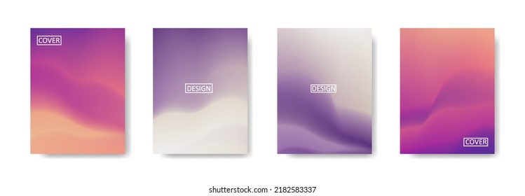 Set of abstract background with beautiful gradation color, colorful background for poster flyer banner backdrop.vertical banner.cool fluid background vector illustration