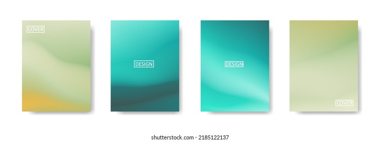 Set of abstract background with beautiful gradation color, colorful background for poster flyer banner backdrop.vertical banner.cool fluid background vector illustration