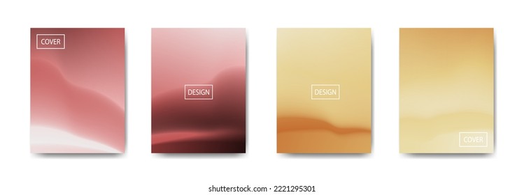set of abstract background with beautiful gradation color, colorful background for poster flyer banner backdrop.vertical banner.cool fluid background vector illustration