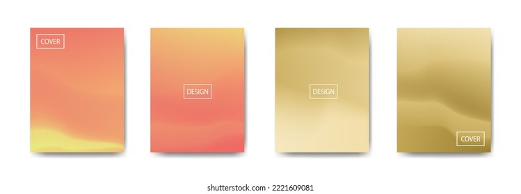 conjunto de fondo abstracto con bello color de gradación, fondo colorido para el fondo del cartel del volante del afiche.banner vertical.cool fondo del fluido ilustración vectorial