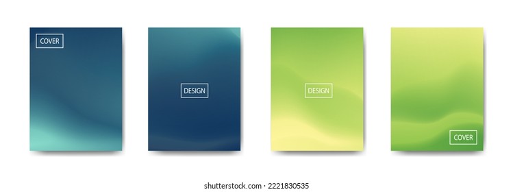 conjunto de fondo abstracto con bello color de gradación, fondo colorido para el fondo del cartel del volante del afiche.banner vertical.cool fondo del fluido ilustración vectorial