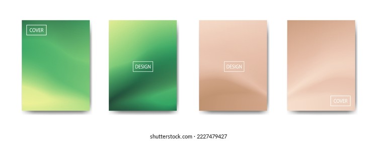conjunto de fondo abstracto con bello color de gradación, fondo colorido para el fondo del cartel del volante del afiche.banner vertical.cool fondo del fluido ilustración vectorial