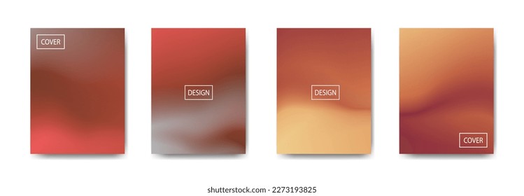 conjunto de fondo abstracto con bello color de gradación, fondo colorido para el fondo del cartel del volante del afiche.banner vertical.cool fondo del fluido ilustración vectorial