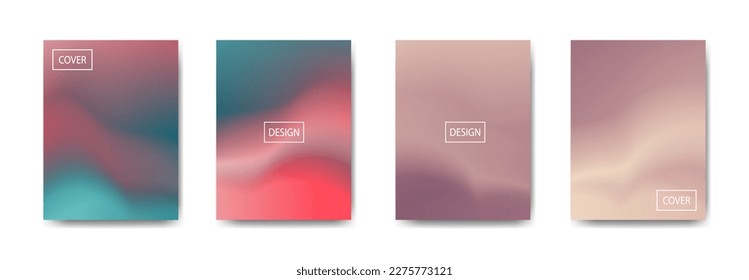set of abstract background with beautiful gradation color, colorful background for poster flyer banner backdrop.vertical banner.cool fluid background vector illustration