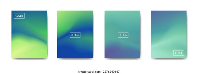 conjunto de fondo abstracto con bello color de gradación, fondo colorido para el fondo del cartel del volante del afiche.banner vertical.cool fondo del fluido ilustración vectorial