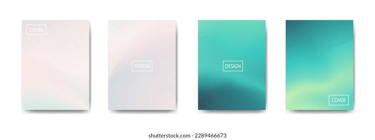 set of abstract background with beautiful gradation color, colorful background for poster flyer banner backdrop.vertical banner.cool fluid background vector illustration