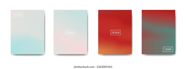conjunto de fondo abstracto con bello color de gradación, fondo colorido para el fondo del cartel del volante del afiche.banner vertical.cool fondo del fluido ilustración vectorial