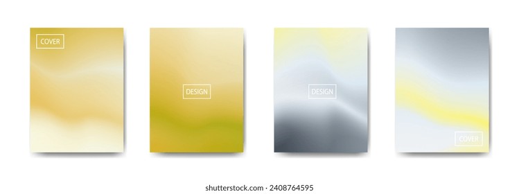 conjunto de fondo abstracto con bello color de gradación, fondo colorido para el fondo del cartel del volante del afiche.banner vertical.cool fondo del fluido ilustración vectorial
