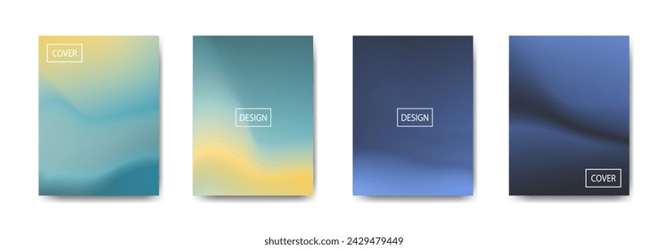conjunto de fondo abstracto con hermoso color de gradación, fondo colorido para el fondo de pancarta de póster flyer.vertical banner.cool ilustración vectorial de fondo fluido