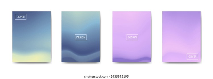conjunto de fondo abstracto con hermoso color de gradación, fondo colorido para el fondo de pancarta de póster flyer.vertical banner.cool ilustración vectorial de fondo fluido