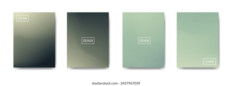 set of abstract background with beautiful gradation color, colorful background for poster flyer banner backdrop.vertical banner.cool fluid background vector illustration