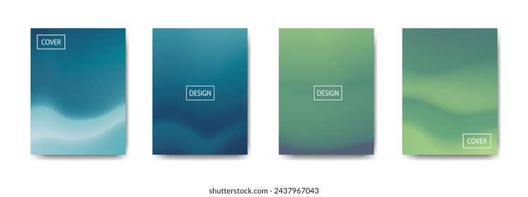 set of abstract background with beautiful gradation color, colorful background for poster flyer banner backdrop.vertical banner.cool fluid background vector illustration