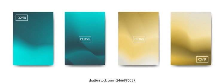 Set von abstrakten Hintergrund mit schöner Abstufungsfarbe, bunter Hintergrund für Poster Flyer Banner Hintergrund.vertikaler Banner.Coole Fluid Hintergrund Vektorillustration