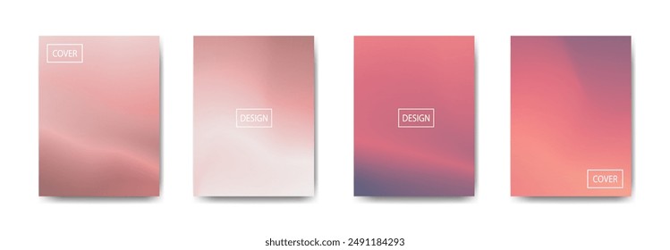 conjunto de fondo abstracto con hermoso color de gradación, fondo colorido para el telón de fondo del Anuncio del volante del cartel. Anuncio de la Vertical. fondo fluido fresco Ilustración vectorial