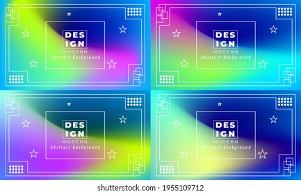 set of abstract background collection, suitable for your business