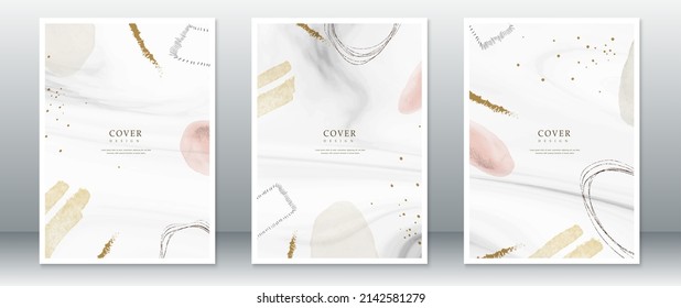 Set Abstract Background Cover Page Design Stock Vector (Royalty Free ...