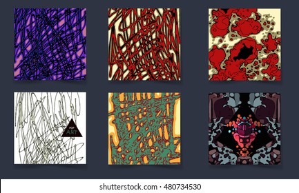 set of abstract background ideal for various user designs template with trendy design for covers placards posters flyers and flag designs commercial front group colourful community background scene pi