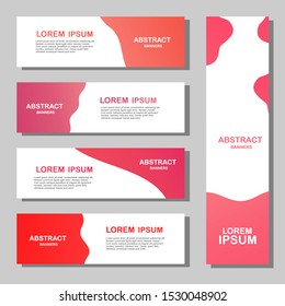 Set Abstract background modern futuristic Sale and Discount Labels. Product Tags or Badges collection, for social media post promotion, Sale, discount layout template vector illustration.