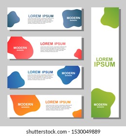 Set Abstract background modern futuristic Sale and Discount Labels. Product Tags or Badges collection, for social media post promotion, Sale, discount layout template vector illustration.