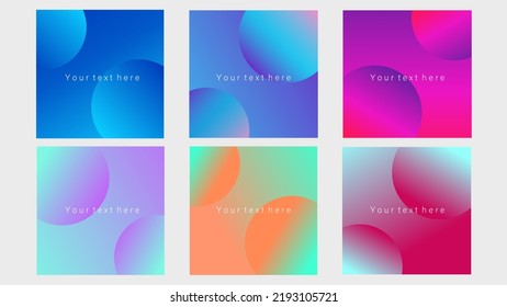 Establecer la escala de fondo abstracta 1:1 para el diseño de publicaciones, promociones y banners