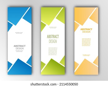 Set abstract background. Template for the cover, banner and creative design. Scalable vector illustration. Simple design.