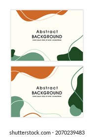 Set of Abstract Background Template Design for celebration and season decoration. Colored vector trendy background for branding, calendar, card, banner, cover. Vector design illustrator.