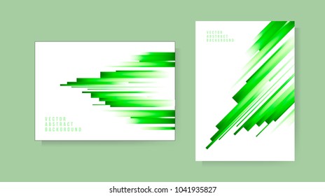 Set of Abstract Background . Template for your Design . Isolated Vector Elements