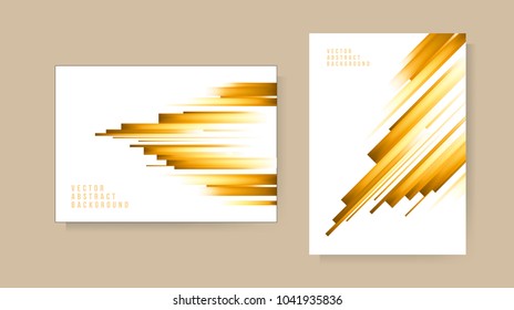 Set of Abstract Background . Template for your Design . Isolated Vector Elements