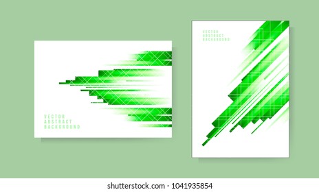 Set of Abstract Background . Template for your Design . Isolated Vector Elements