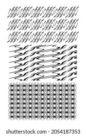 Set Abstract background texture pattern design vector illustration.