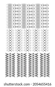 Set Abstract background texture pattern design vector illustration.