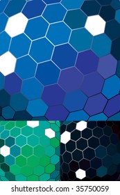 Set of abstract backgrounds